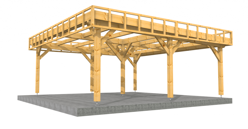 Carport Bois Carports Innov Abris